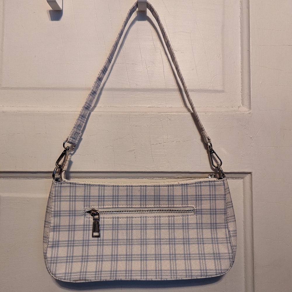 White and Blue Purse